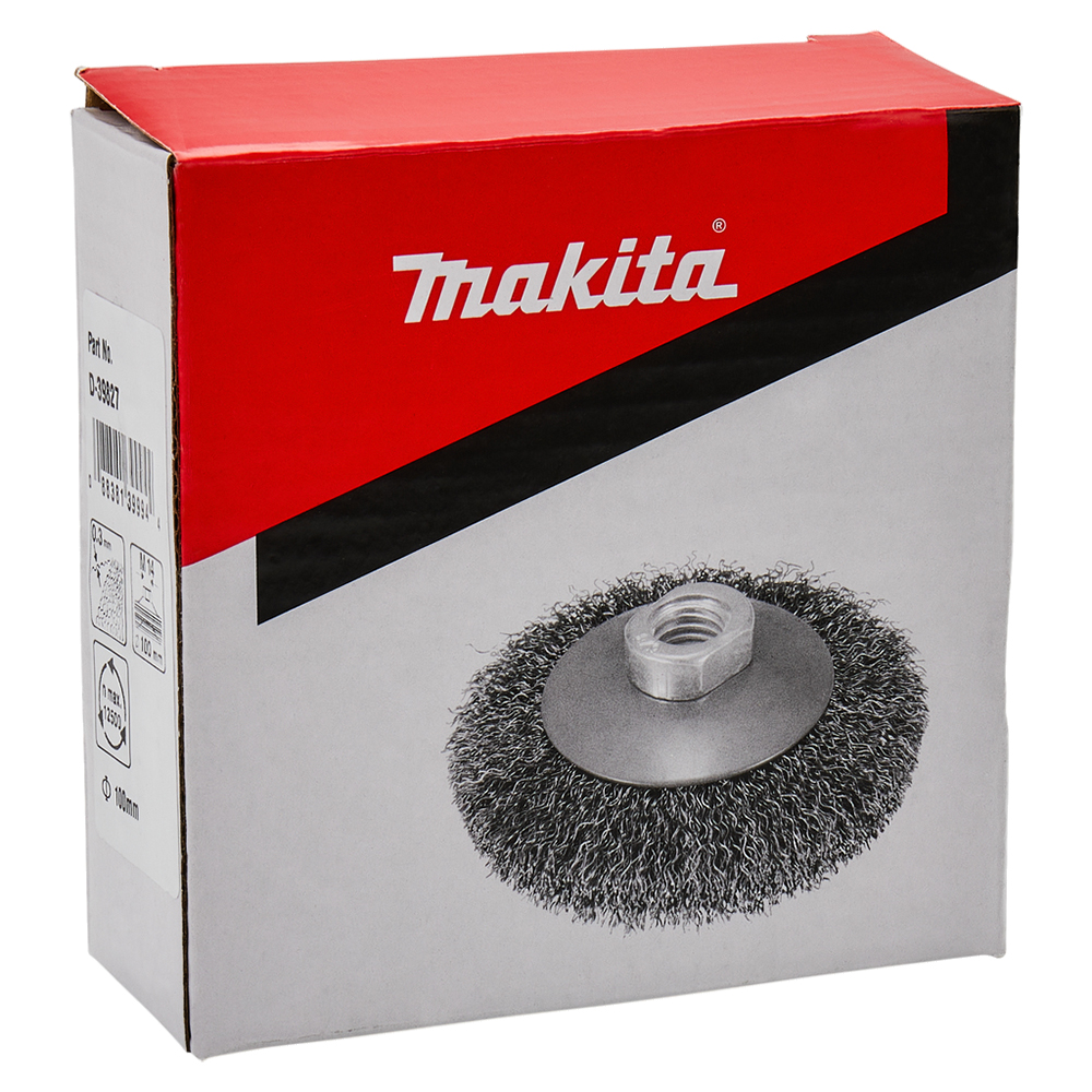 Конусна дротяна щітка 100 мм Makita (D-39827) Конусна дротяна щітка 100 мм Makita (D-39827)