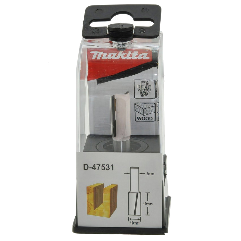 Пряма фреза - 2 ножі 10x19x51 Makita (D-47531)