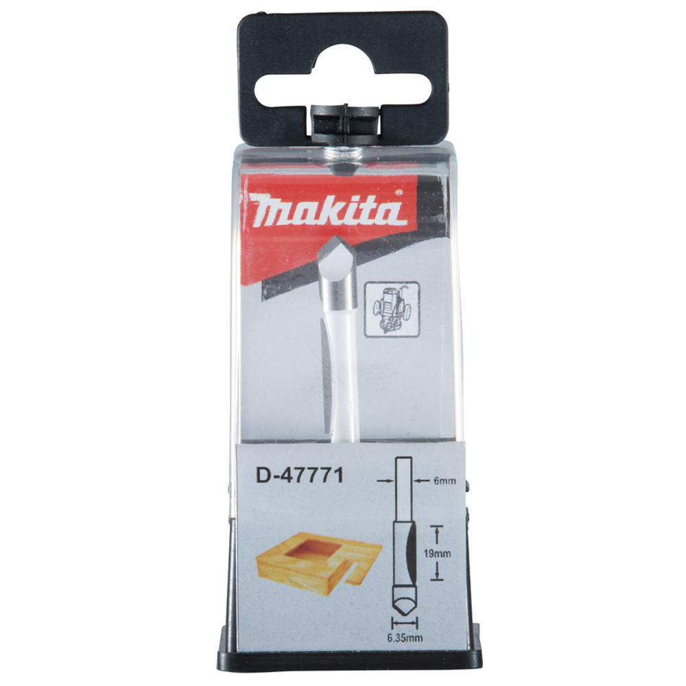 Фреза для пазів 6.35x19x65 мм Makita (D-47771)