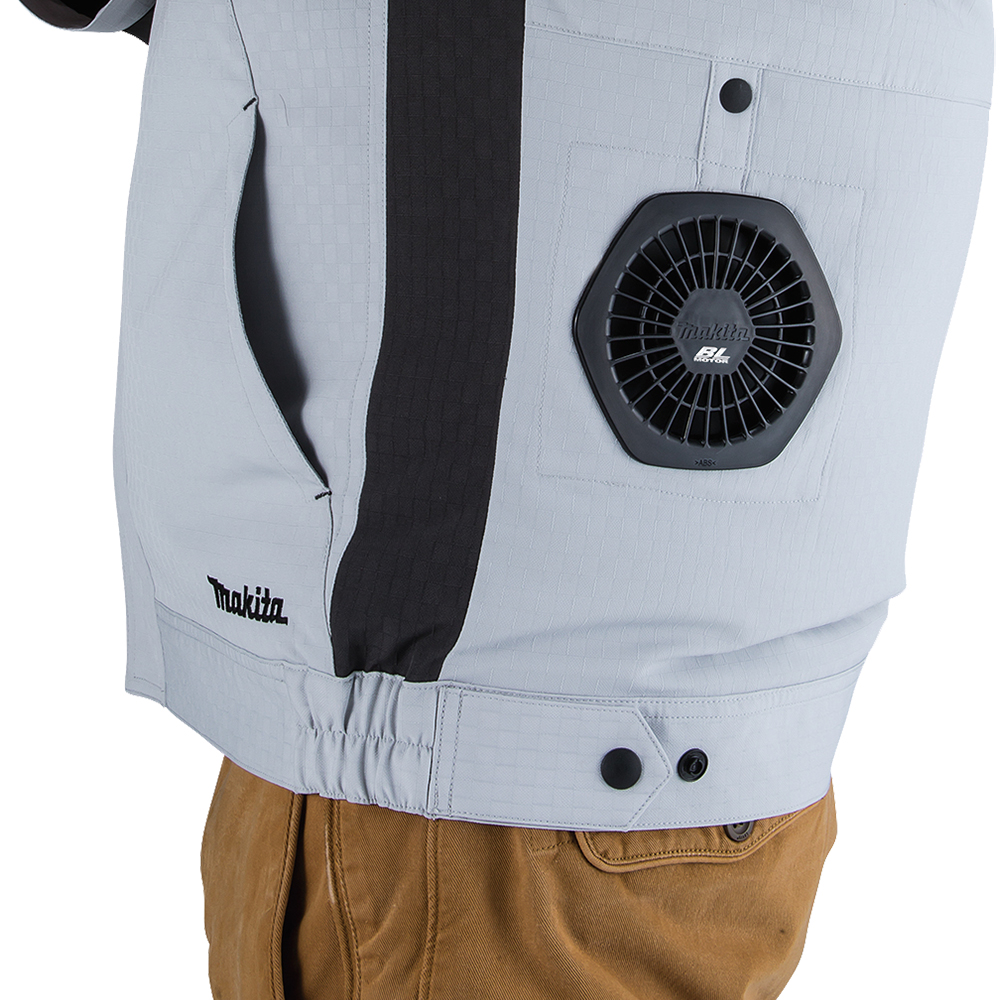 Акумуляторна куртка з вентиляцією Makita LXT/CXT, 10,8-18В (2XL) DFJ213A2XL Акумуляторна куртка з вентиляцією Makita LXT/CXT, 10,8-18В (2XL) DFJ213A2XL