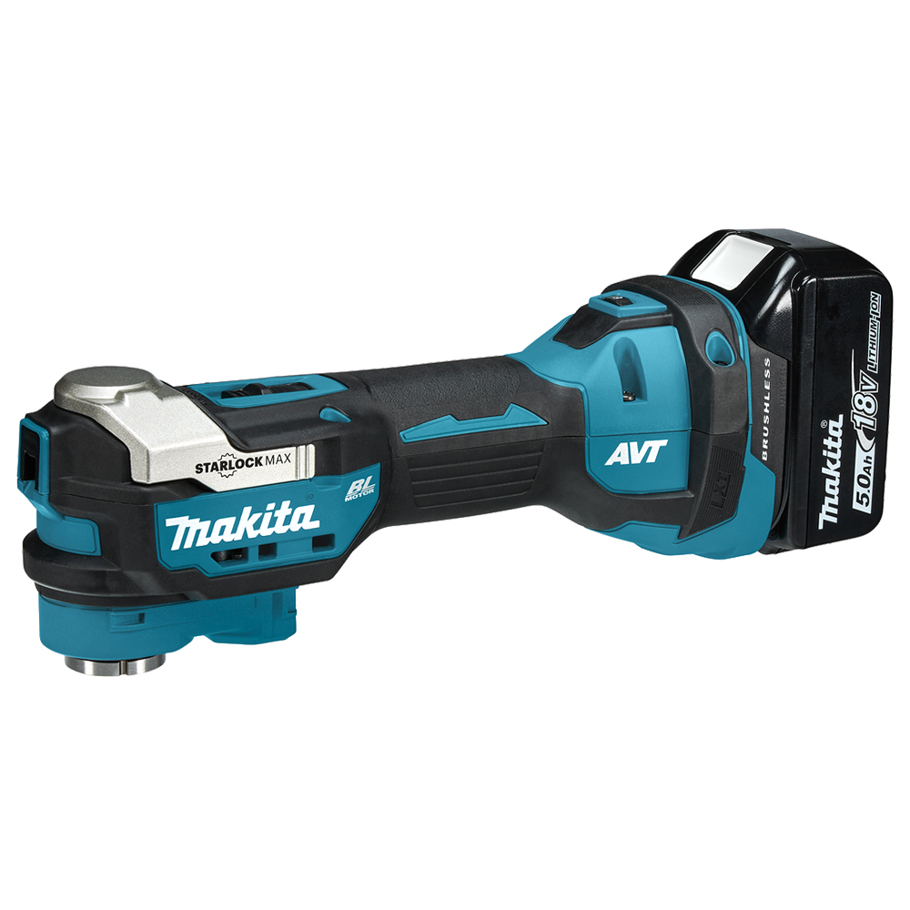Акумуляторний багатофункціональний інструмент (реноватор) Makita DTM52RTJX2 Акумуляторний багатофункціональний інструмент (реноватор) Makita DTM52RTJX2