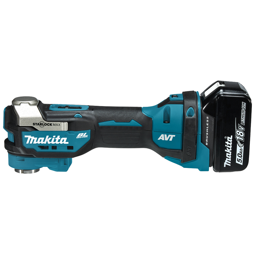 Акумуляторний багатофункціональний інструмент (реноватор) Makita DTM52RTJX2 Акумуляторний багатофункціональний інструмент (реноватор) Makita DTM52RTJX2