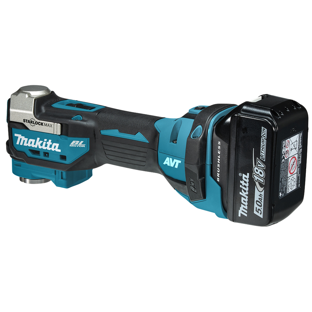 Акумуляторний багатофункціональний інструмент (реноватор) Makita DTM52RTJX2 Акумуляторний багатофункціональний інструмент (реноватор) Makita DTM52RTJX2