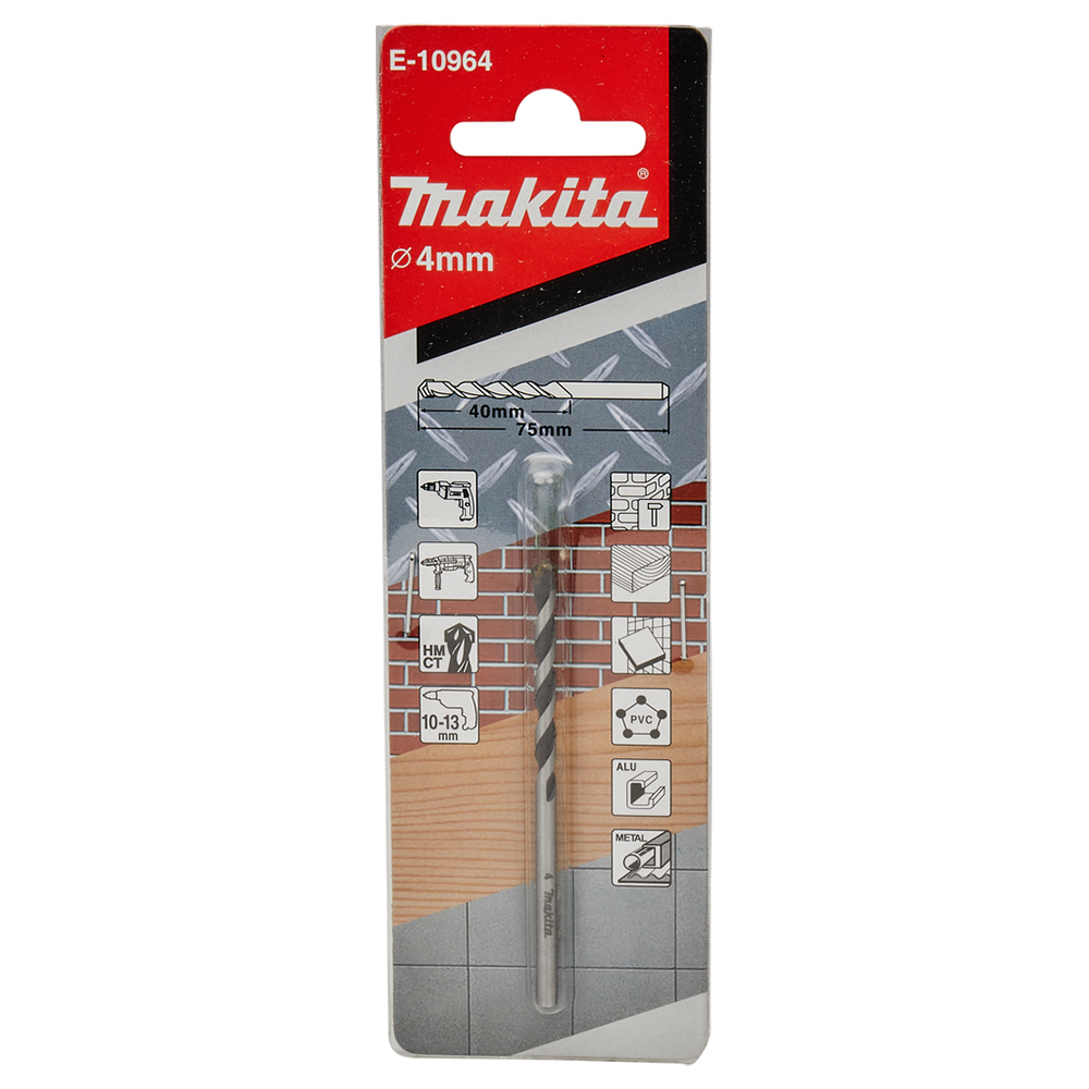 Свердло універсальне Makita HM 4х75 мм (E-10964) Свердло універсальне Makita HM 4х75 мм (E-10964)