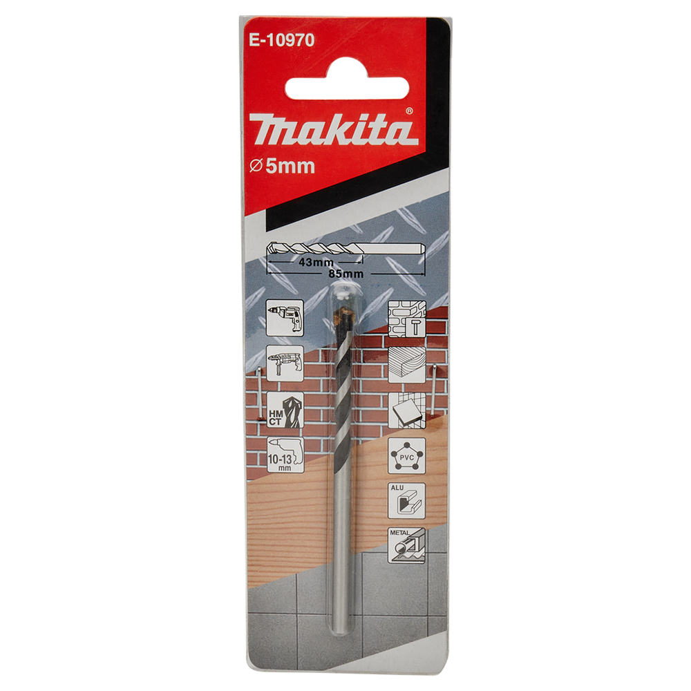 Свердло універсальне Makita HM 5х85 мм (E-10970) Свердло універсальне Makita HM 5х85 мм (E-10970)