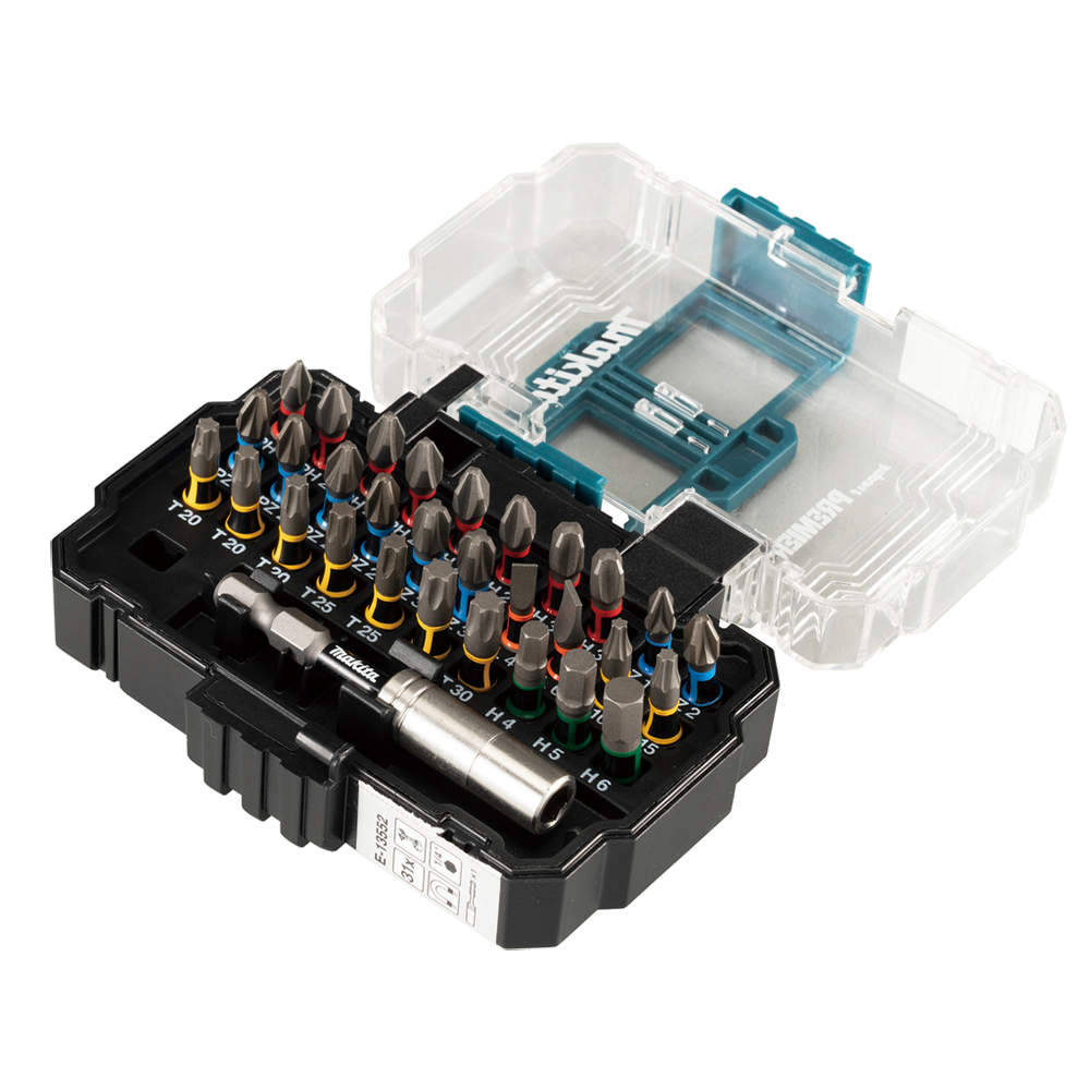 Набір ударних біт 31 шт. Impact Premier 25 мм Makita (E-13552) Набір ударних біт 31 шт. Impact Premier 25 мм Makita (E-13552)
