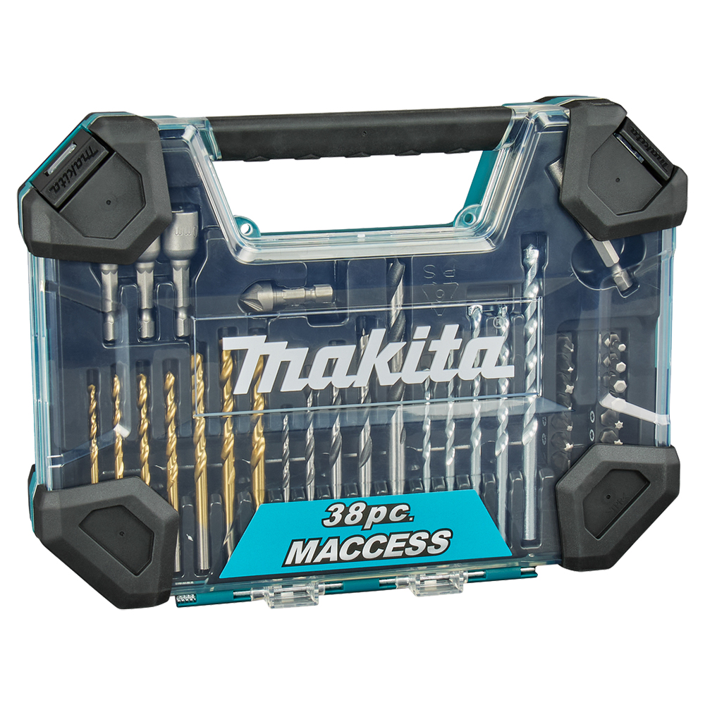Набір біт та свердел 38 шт Makita (E-22573) Набір біт та свердел 38 шт Makita (E-22573)