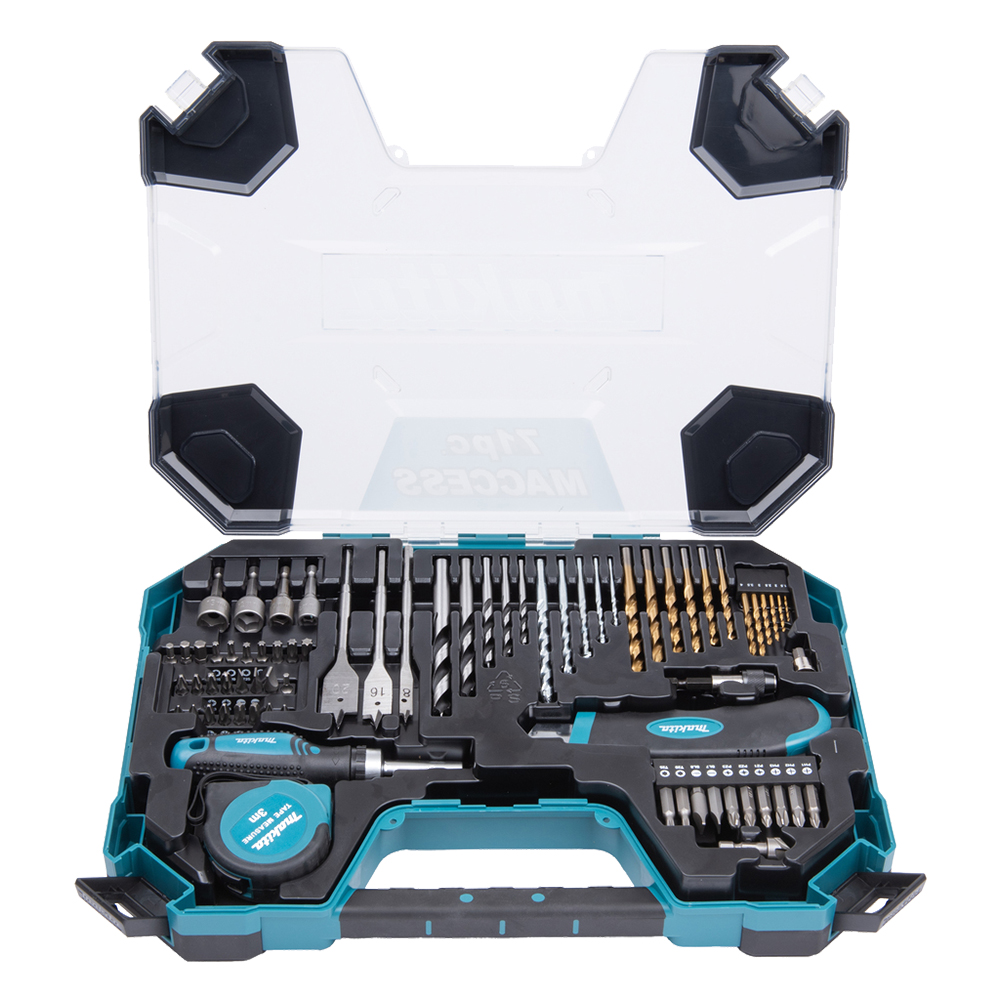 Набір свердл та біт (71 шт.) Makita (E-22589) Набір свердл та біт (71 шт.) Makita (E-22589)