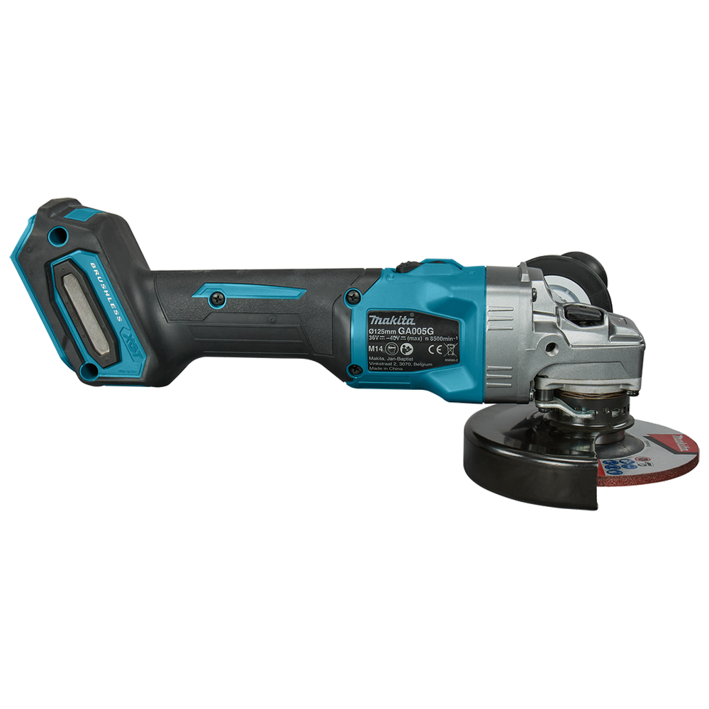 Акумуляторна кутова шліфувальна машина XGT 40 V MAX Makita GA005GM201