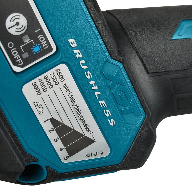 Акумуляторна кутова шліфувальна машина Makita X-LOCK XGT 40 V MAX GA041GM201 Акумуляторна кутова шліфувальна машина Makita X-LOCK XGT 40 V MAX GA041GM201
