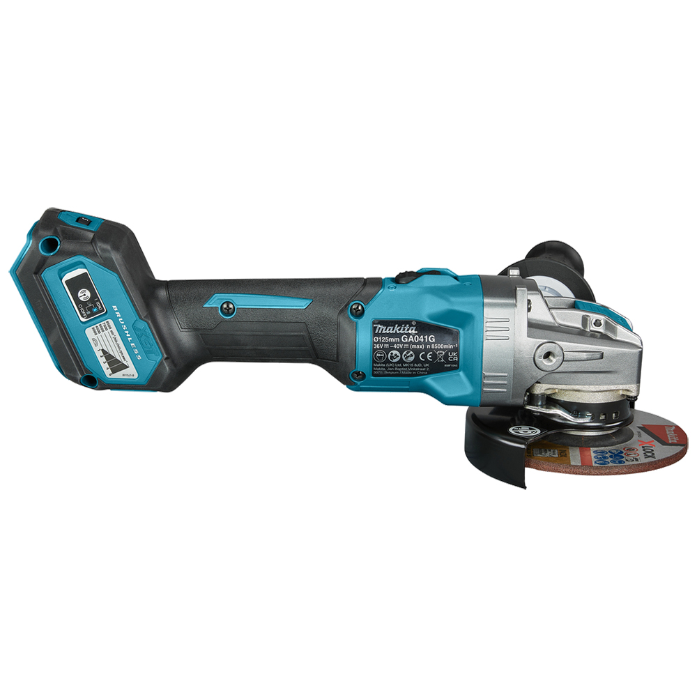 Акумуляторна кутова шліфувальна машина Makita X-LOCK XGT 40 V MAX GA041GZ (без АКБ)