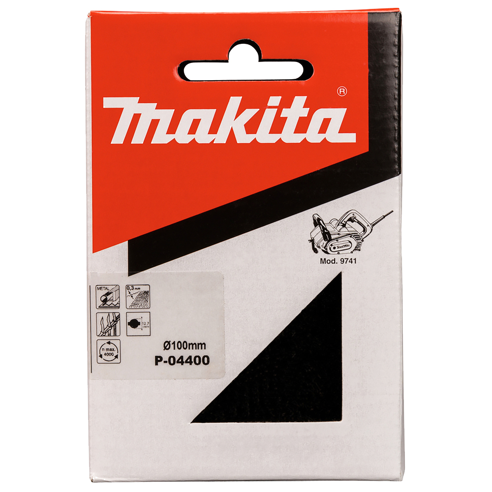 Дротова сталева щітка Makita 100х120 мм: оздоблювальні роботи, видалення фарби, іржі та очищення бетону (P-04400)