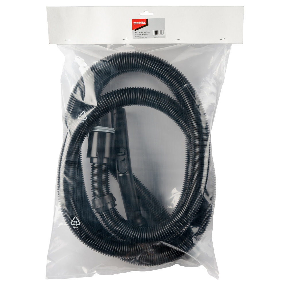 Гнучкий шланг 32x3500 мм для VC2010L, VC2511, VC3511L Makita (P-72914) Гнучкий шланг 32x3500 мм для VC2010L, VC2511, VC3511L Makita (P-72914)