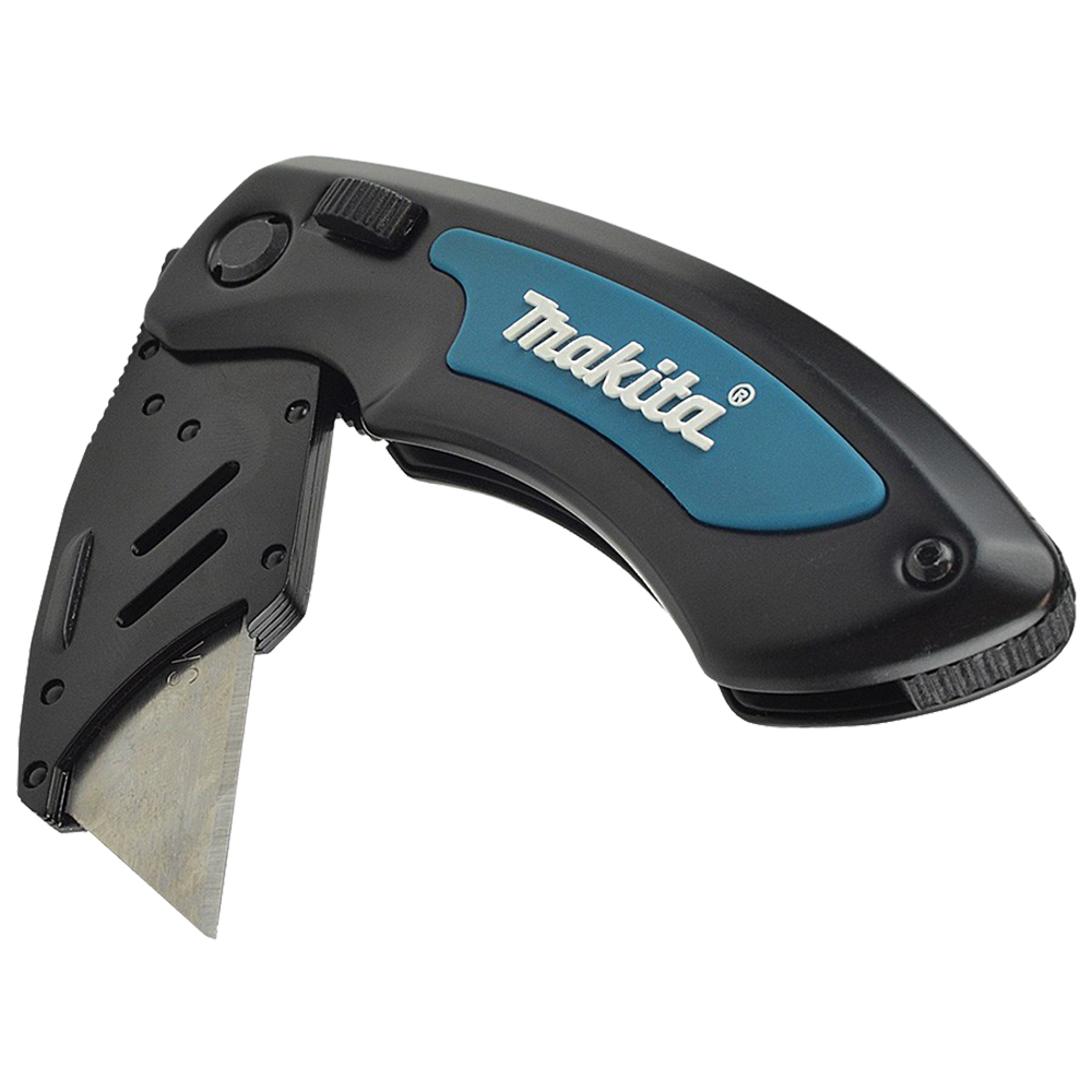 Ніж монтажний складаний (10 додаткових лез) Makita (P-90548) Ніж монтажний складаний (10 додаткових лез) Makita (P-90548)