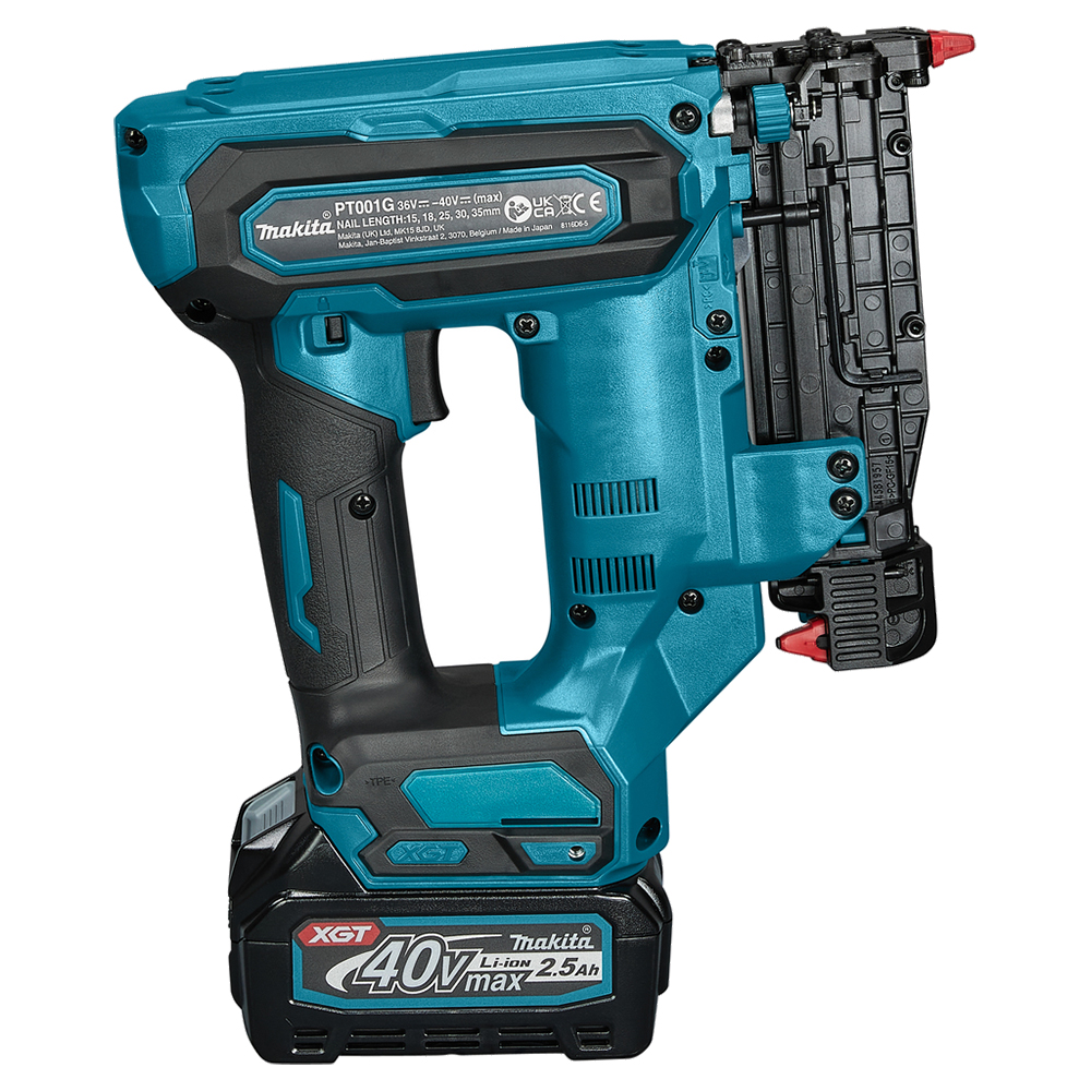 Акумуляторний штифтозабивний пістолет Makita XGT 40 V MAX PT001GD101