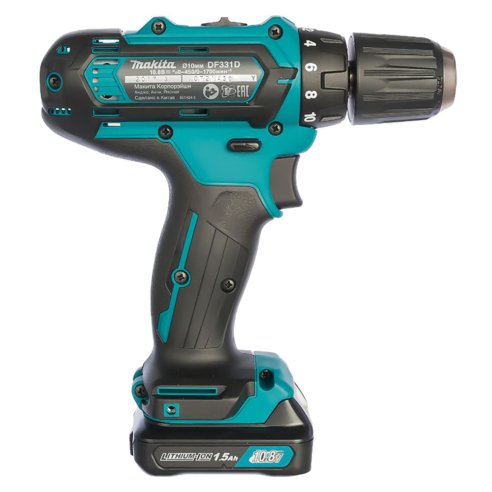 Акумуляторний дриль-шурупокрут CXT Makita DF331DWYE Акумуляторний дриль-шурупокрут CXT Makita DF331DWYE