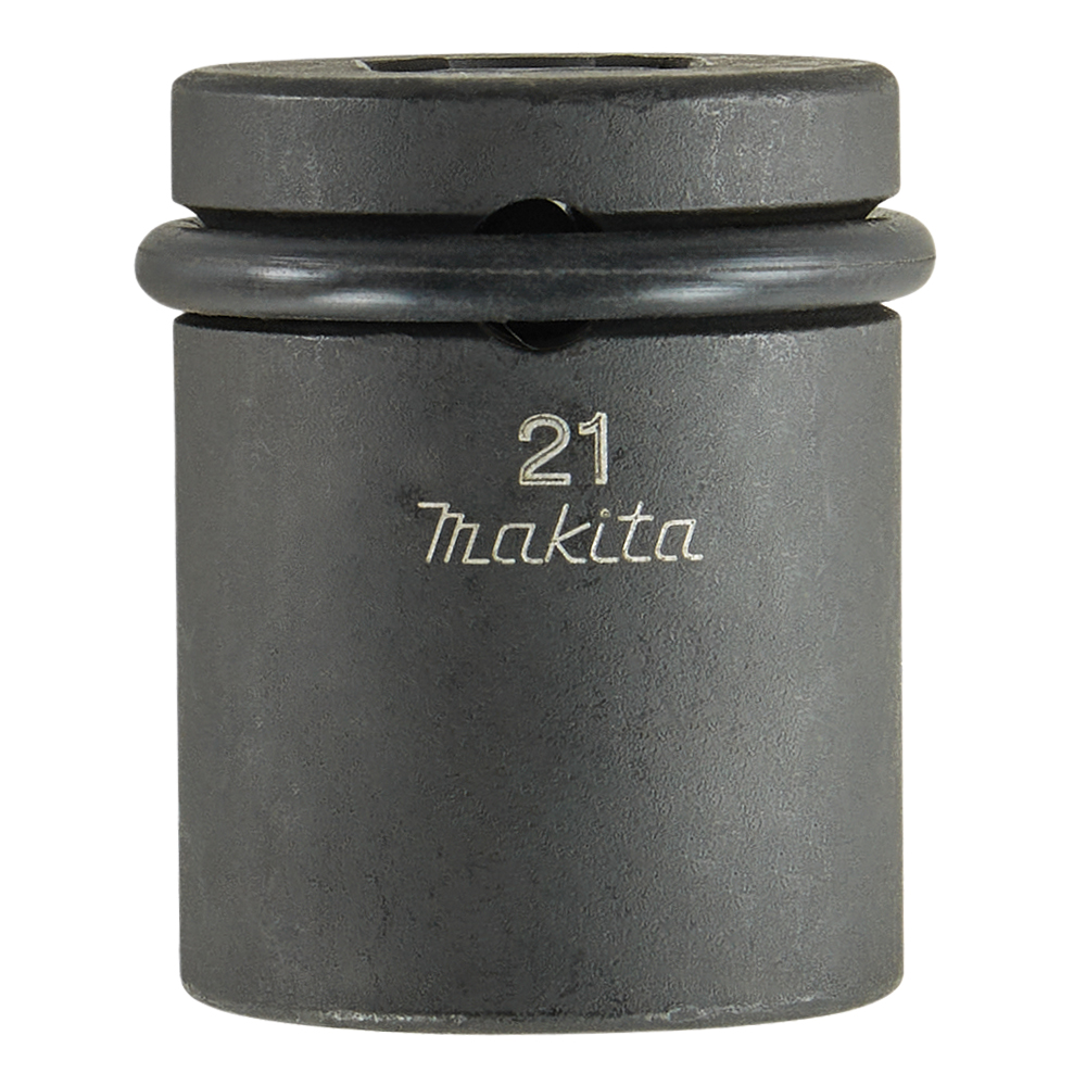 Ударна головка Cr-Mo з ущільнюючим кільцем Makita 21х38 мм (134838-2) Ударна головка Cr-Mo з ущільнюючим кільцем Makita 21х38 мм (134838-2)