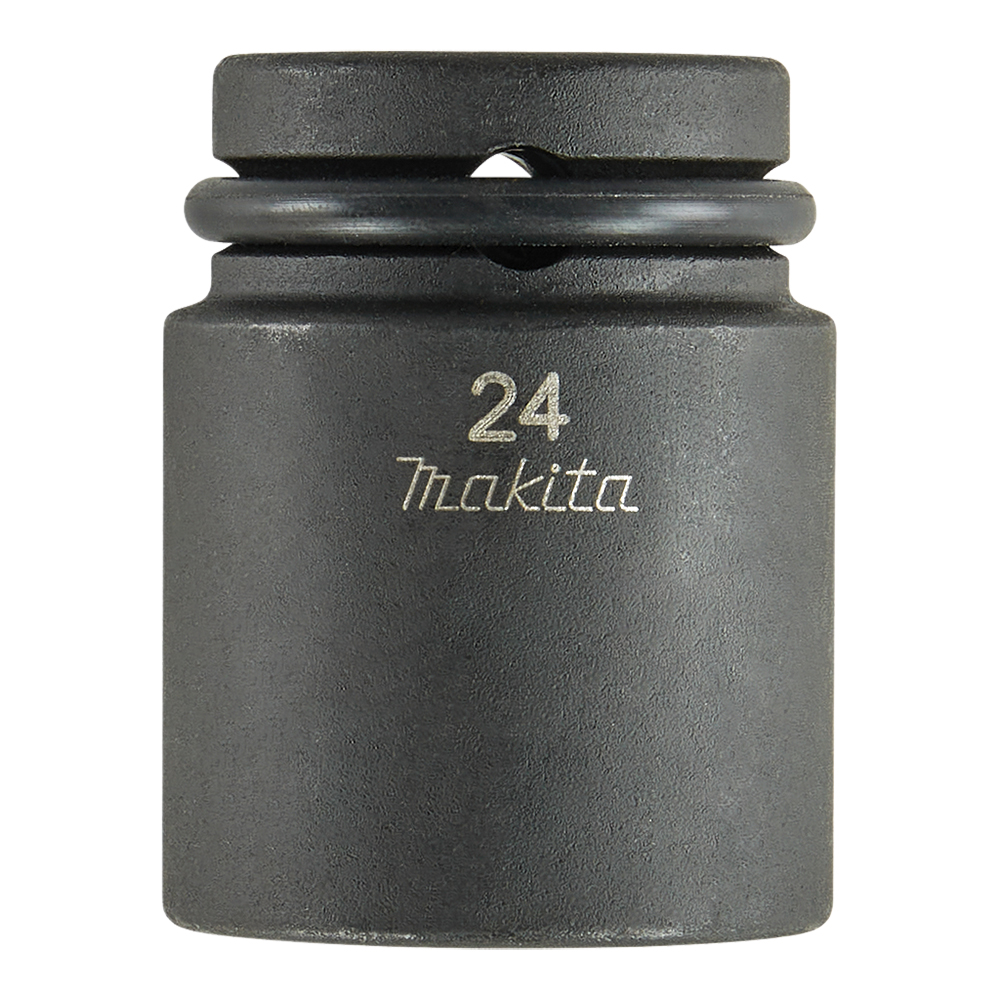 Ударна головка Cr-Mo з ущільнюючим кільцем Makita 24х45 мм (134841-3) Ударна головка Cr-Mo з ущільнюючим кільцем Makita 24х45 мм (134841-3)