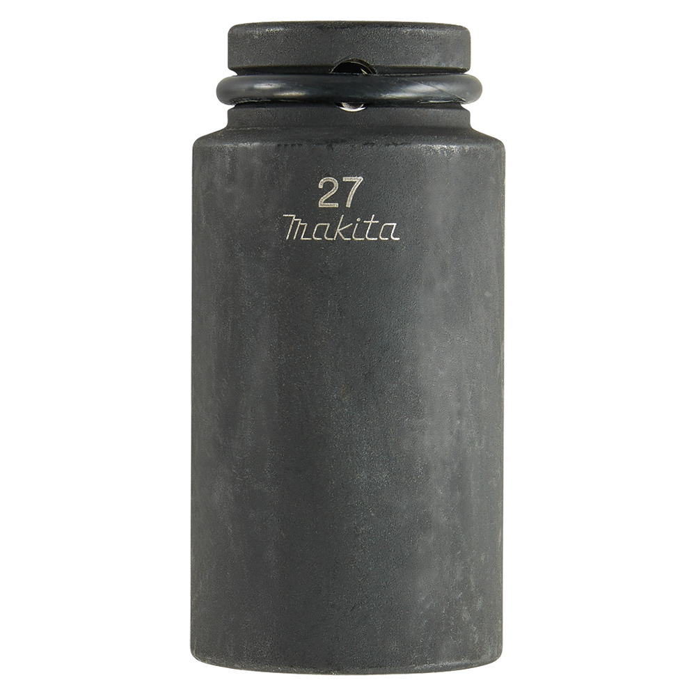 Ударна головка Cr-Mo з ущільнюючим кільцем Makita 27х75 мм (134845-5) Ударна головка Cr-Mo з ущільнюючим кільцем Makita 27х75 мм (134845-5)