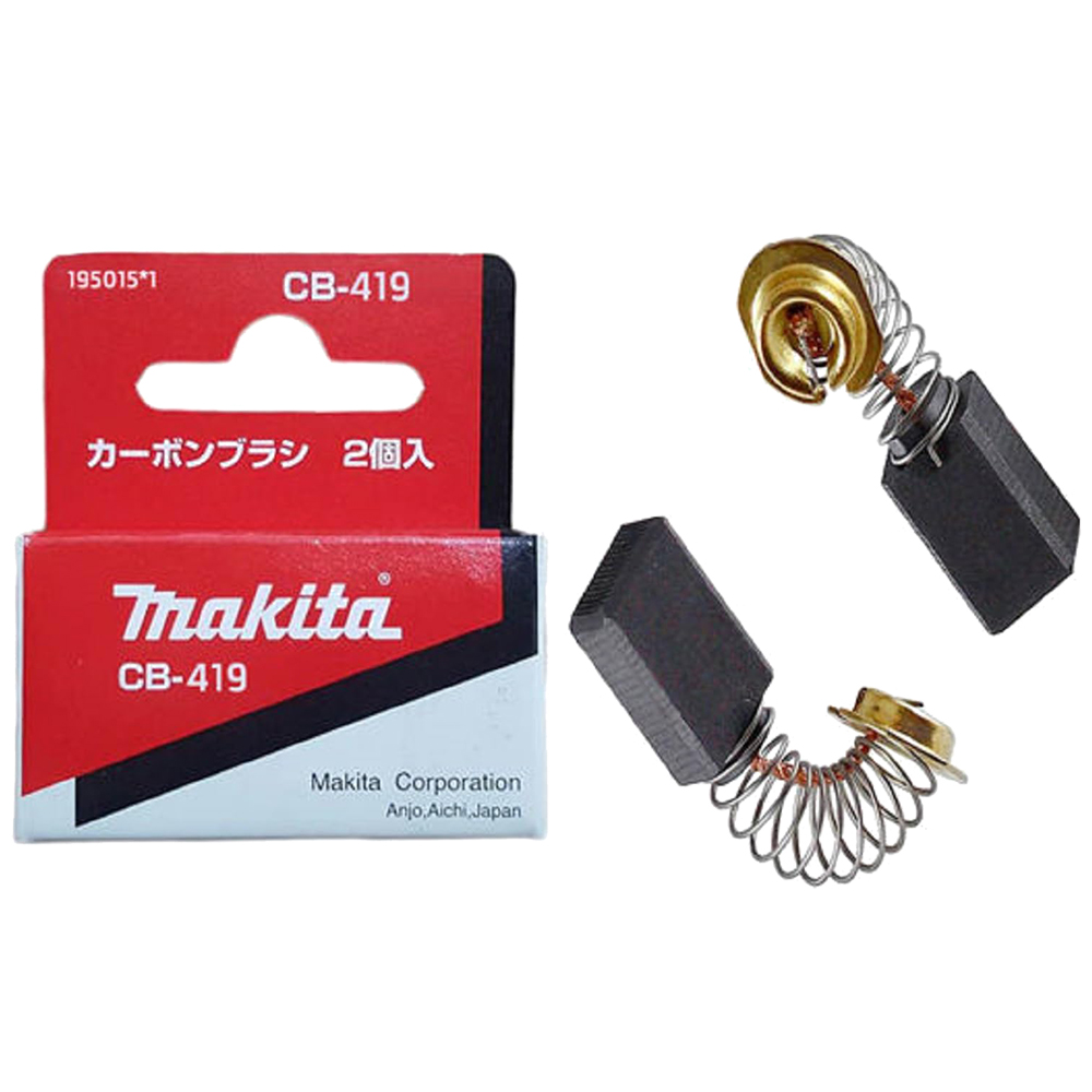 Вугільні щітки MAKITA CB-419 (M9204, HR2020, HR2440, DP2010, DP2011, 4350CT, 4350FCT, 4351CT, 4351FCT, 4351T, 6408, 6821, 6822, 6823, 6824, 6825R, 6826, 6827, 9046, BO4555, BO4556, BO4557, BO4565, BO4900V, BO5030, BO5031, BO6030, DA3010F, DA3011F, DP3003, DP4001, DP4003, DP4003K, DP4010, DP4011, FS2300, FS2700, FS4000, FS4300, FS6300K, HP1620, HP1620K, HP1621K, HP1640, HP1640K, HP1641K, HP1641K1X, HP2050, HP2051, HP2051F, HP2070, HP2071, HP2071F, HR2450, HR1830, HR2432, JR1000FTK, UH4260, UH4261, UH4570, UH4860, UH4861, UH5260, UH5260, UH5261, UH5570, UH5580, UH6570, UH6580, UH7580)(195015-1) Вугільні щітки MAKITA CB-419 (M9204, HR2020, HR2440, DP2010, DP2011, 4350CT, 4350FCT, 4351CT, 4351FCT, 4351T, 6408, 6821, 6822, 6823, 6824, 6825R, 6826, 6827, 9046, BO4555, BO4556, BO4557, BO4565, BO4900V, BO5030, BO5031, BO6030, DA3010F, DA3011F, DP3003, DP4001, DP4003, DP4003K, DP4010, DP4011, FS2300, FS2700, FS4000, FS4300, FS6300K, HP1620, HP1620K, HP1621K, HP1640, HP1640K, HP1641K, HP1641K1X, HP2050, HP2051, HP2051F, HP2070, HP2071, HP2071F, HR2450, HR1830, HR2432, JR1000FTK, UH4260, UH4261, UH4570, UH4860, UH4861, UH5260, UH5260, UH5261, UH5570, UH5580, UH6570, UH6580, UH7580)(195015-1)