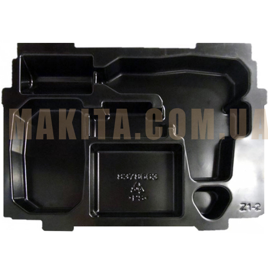 Вкладка для Makpac кейса Makita 837866-3 (DF030, DF330, HP330, TD090, 3710J, TW100)