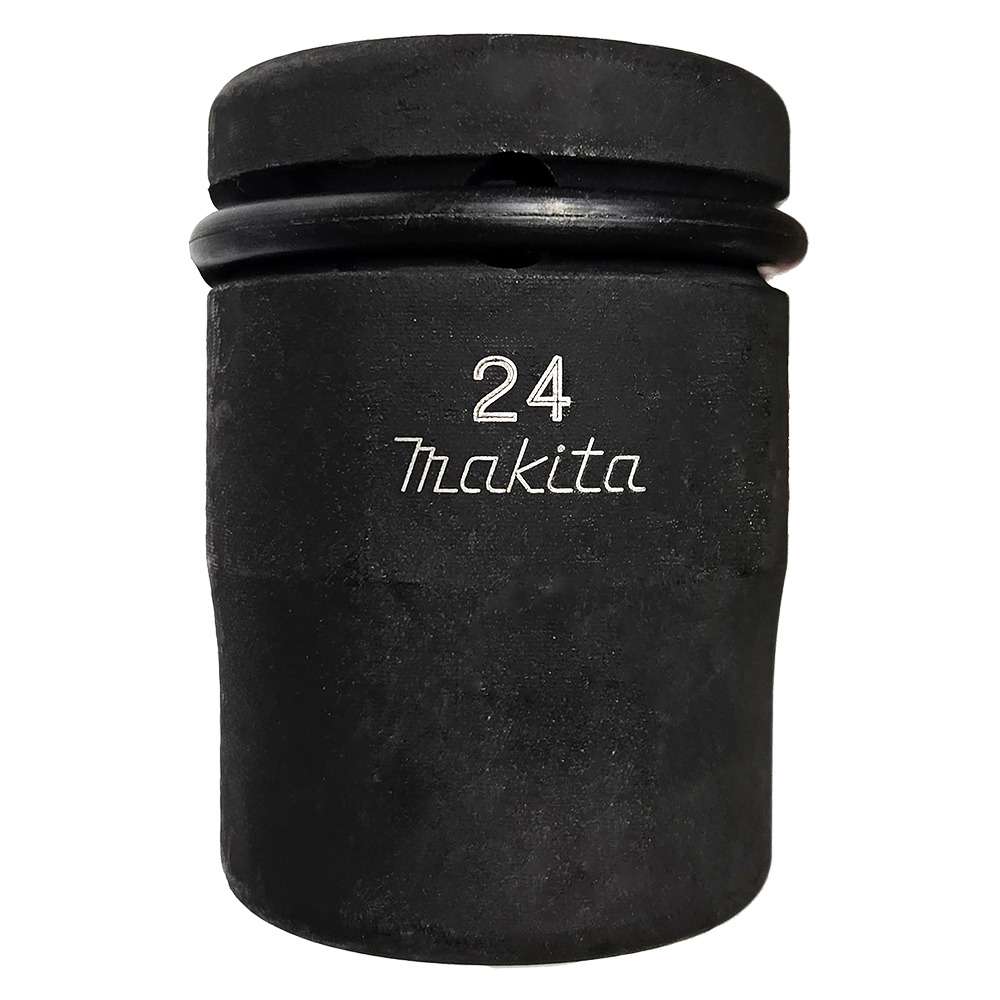 Ударна головка Cr-Mo з ущільнюючим кільцем Makita 24х52 мм (A-85575) Ударна головка Cr-Mo з ущільнюючим кільцем Makita 24х52 мм (A-85575)