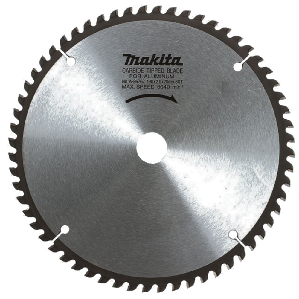 Пильный диск Makita по алюминию SPECIALIZED 190х20 мм 60 зубьев (A-86767)
