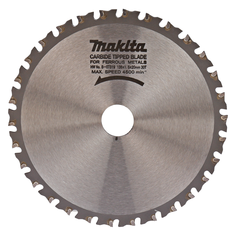 Пиляльний диск Makita SPECIALIZED: сталь 136х20 мм 30 зубів (B-07319) Пиляльний диск Makita SPECIALIZED: сталь 136х20 мм 30 зубів (B-07319)
