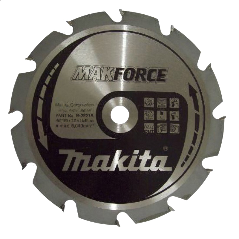 Пиляльний диск Makita MAKForce: дерево 190 мм 12 зуба (B-08218) Пиляльний диск Makita MAKForce: дерево 190 мм 12 зуба (B-08218)