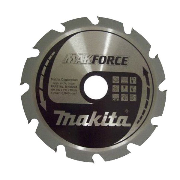 Пильный диск MAKForce 190x30 мм 12Т Makita (B-08224)