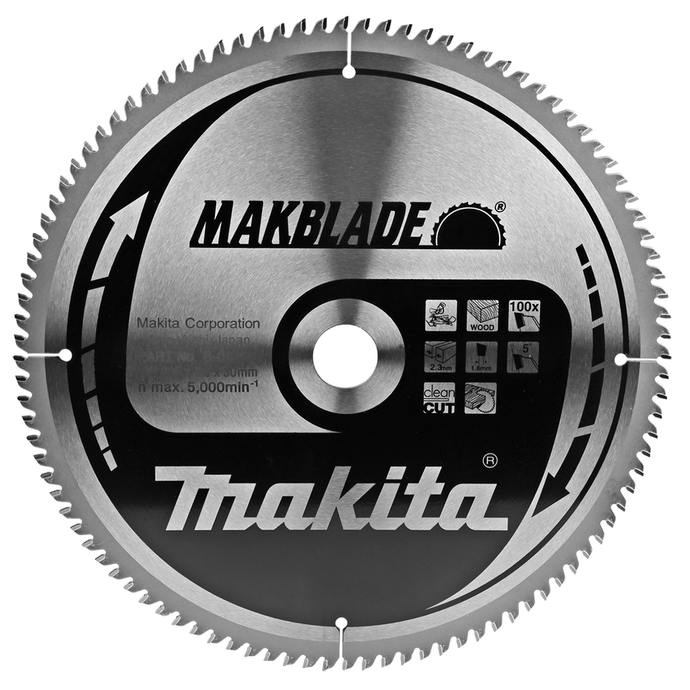 Пиляльний диск Makita MAKBlade: дерево 305 мм 100 зубів (B-09123) Пиляльний диск Makita MAKBlade: дерево 305 мм 100 зубів (B-09123)