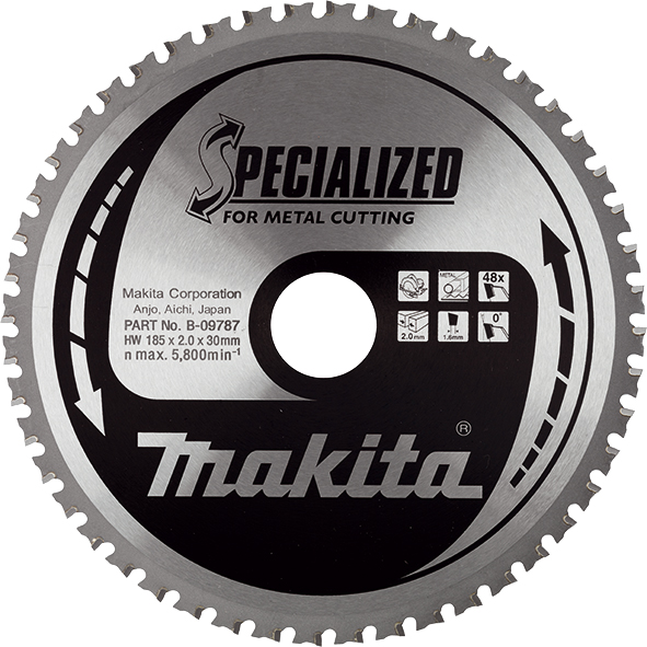 Пильный диск по стали Makita SPECIALIZED 185x30 мм 48T (B-09787)