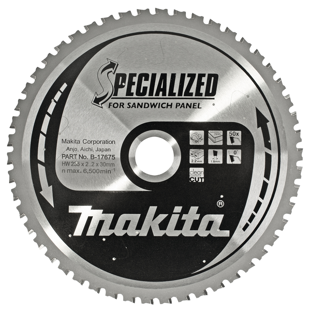 Пиляльний диск SPECIALIZED: сендвіч-панелі 235Х30 мм 50Т Makita (B-17675) Пиляльний диск SPECIALIZED: сендвіч-панелі 235Х30 мм 50Т Makita (B-17675)
