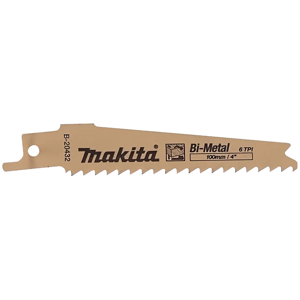 Пиляльні полотна для шабельних пил Bi-Metal: дерево з цвяхами Makita (B-20432) Пиляльні полотна для шабельних пил Bi-Metal: дерево з цвяхами Makita (B-20432)