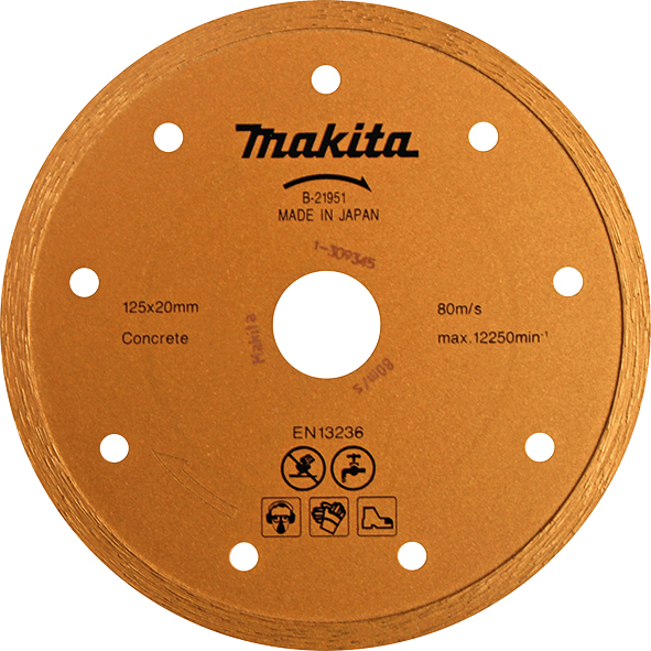 Алмазний диск 125 мм для  4101RH Makita (B-21951)