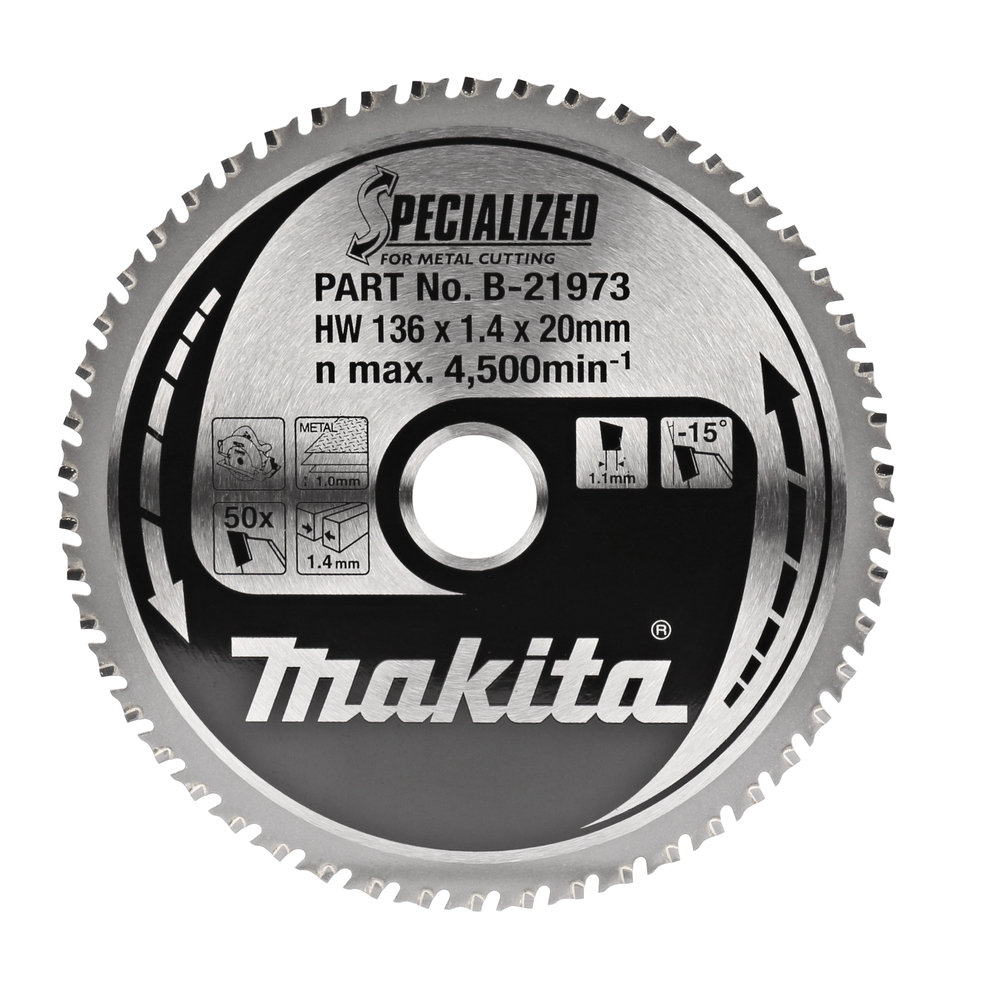 Диск пильний по металу SPECIALIZED 136x20 мм 50T Makita (B-21973)