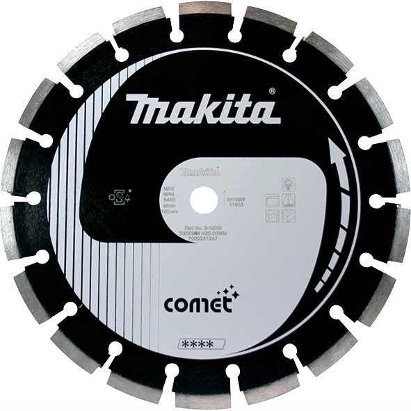 Алмазний диск COMET по асфальту сегмент 400х25,4(20) мм сухий/мокр MAKITA (B-42905)