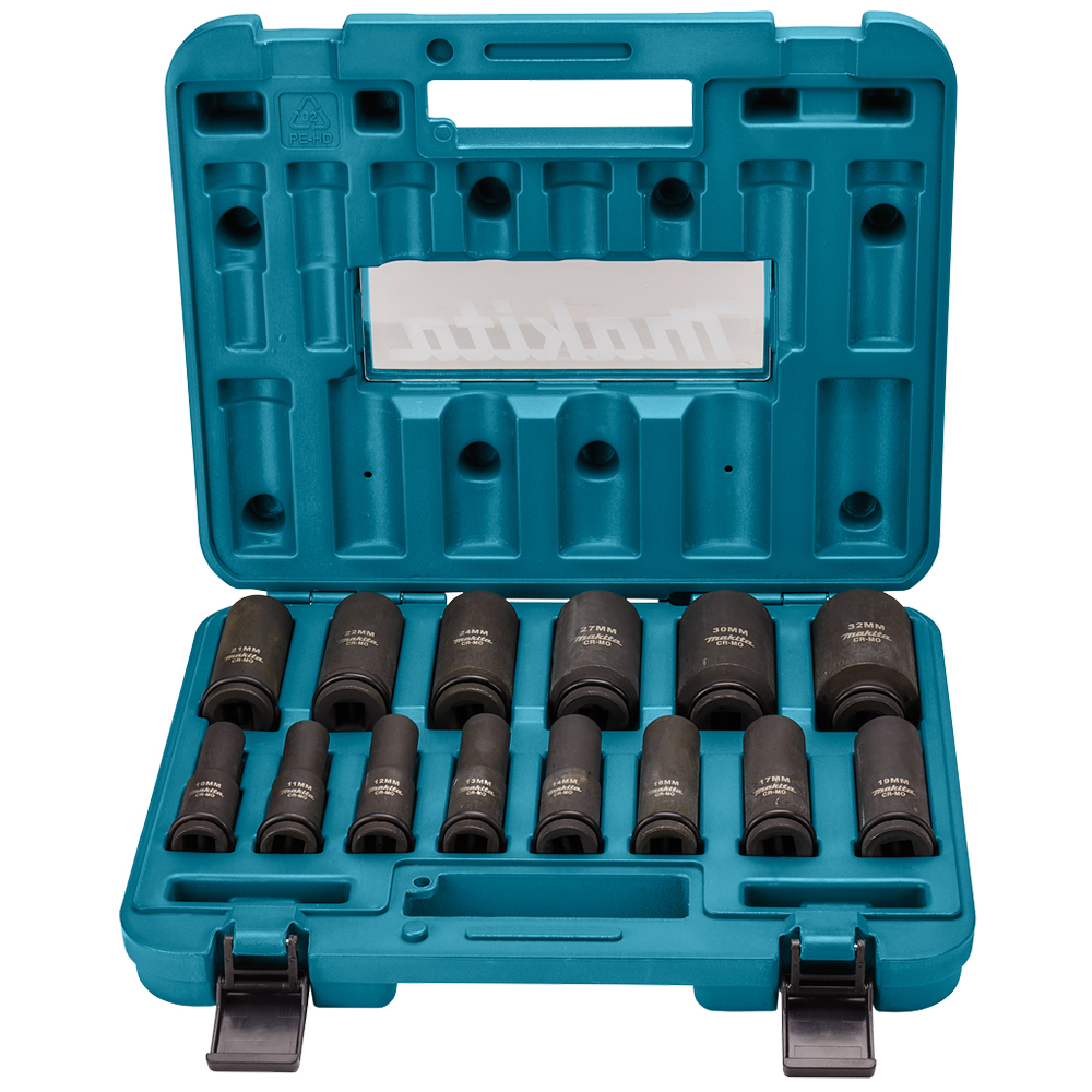 Набір ударних головок 1/2 Makita 14 шт (B-52308) Набір ударних головок 1/2 Makita 14 шт (B-52308)