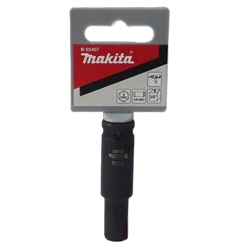 Ударна головка подовжена Cr-Mo 3/8 8х63 мм Makita (B-55407) Ударна головка подовжена Cr-Mo 3/8 8х63 мм Makita (B-55407)
