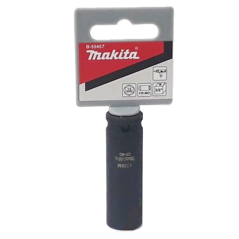 Ударна головка подовжена Cr-Mo 3/8 13х63 мм Makita (B-55457)