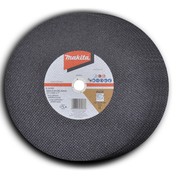 Отрезной диск по нержавеющей стали Makita 355 мм (B-64565-5)