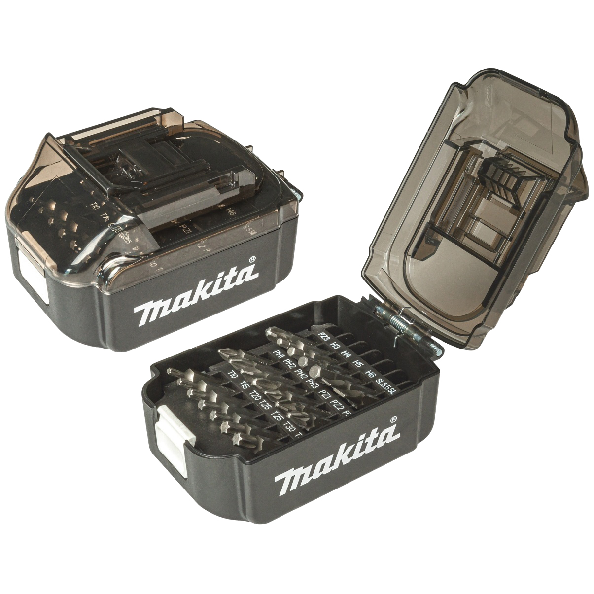 Набор бит в футляре формы батареи LXT 21 предмет Makita  (B-68323)