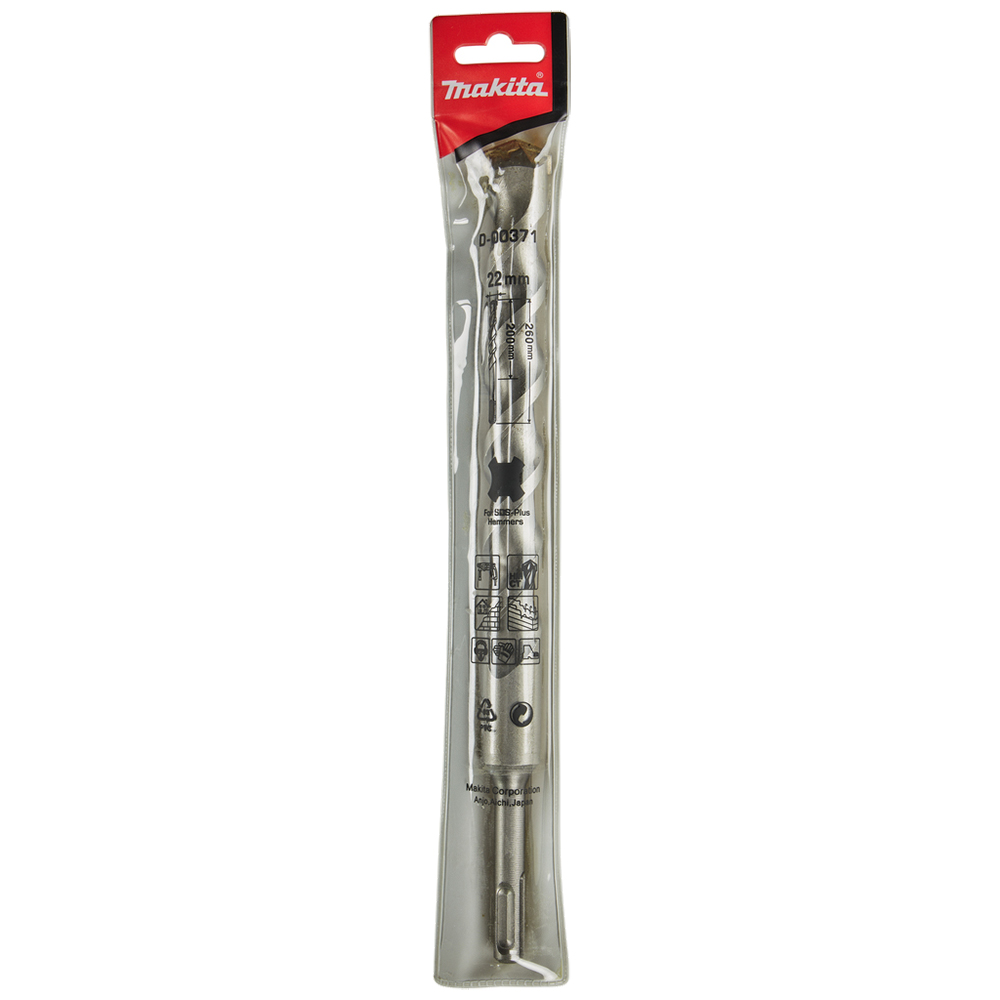 Бур SDS-Plus Standard 22x260 мм Makita (D-00371) Бур SDS-Plus Standard 22x260 мм Makita (D-00371)