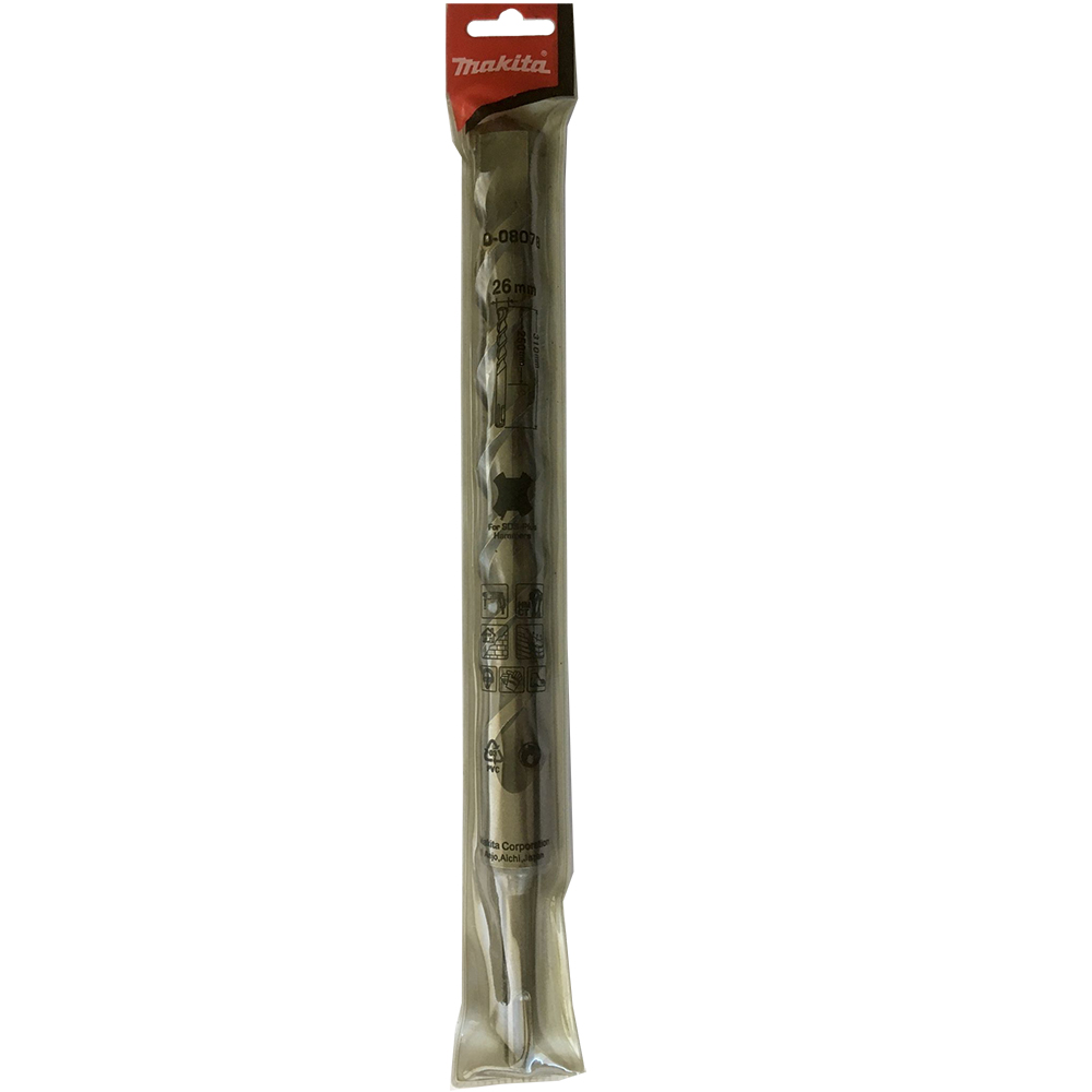 Бур SDS-Plus Standard 26x310 мм Makita (D-08078) Бур SDS-Plus Standard 26x310 мм Makita (D-08078)