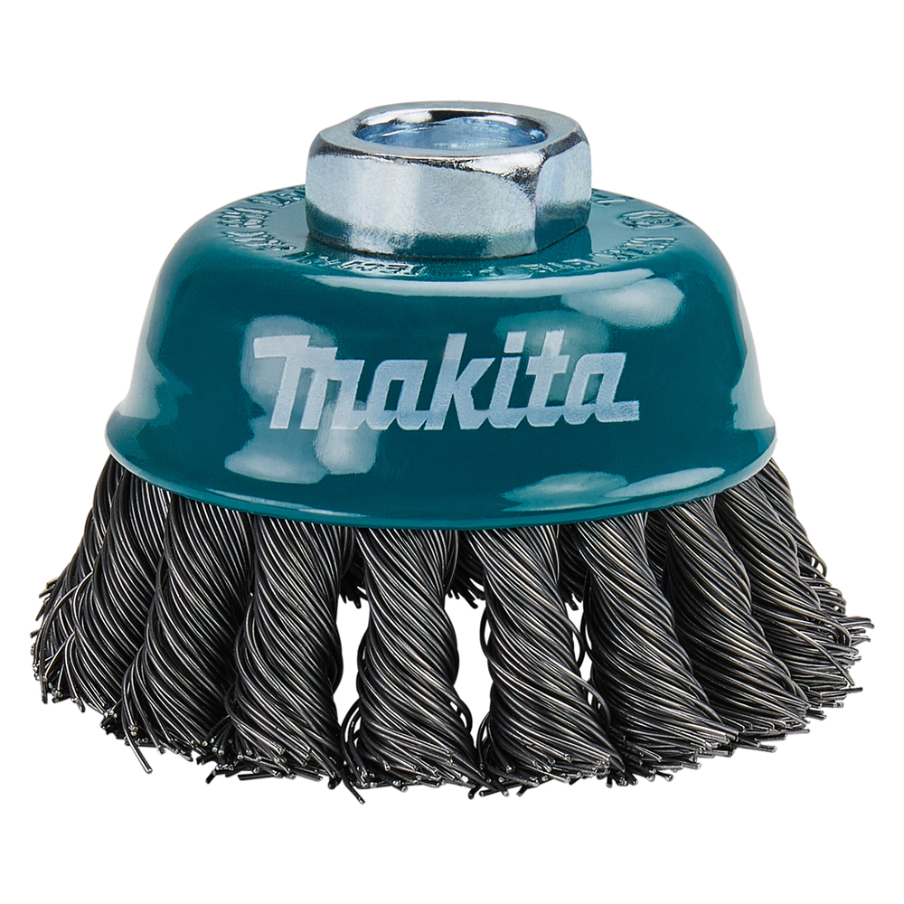 Чашкова щітка з крученої дроту 75 мм Makita (D-24131) Чашкова щітка з крученої дроту 75 мм Makita (D-24131)