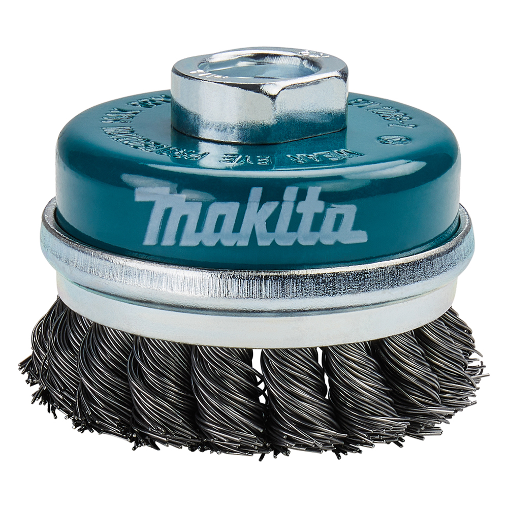 Чашкова щітка з крученої дроту 60 мм Makita (D-24153) Чашкова щітка з крученої дроту 60 мм Makita (D-24153)