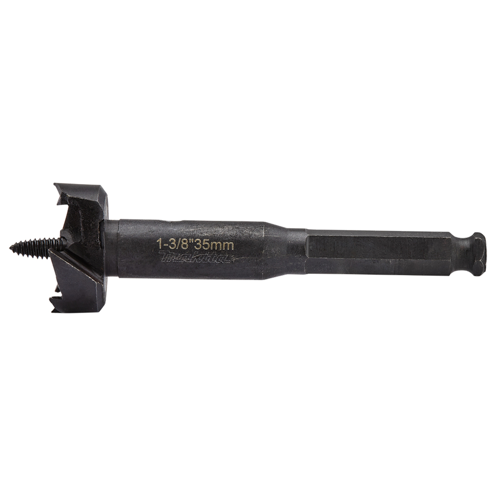 Свердло Форстнера для дерева саморізне 35 мм HEX7/16 Makita (D-29979) Свердло Форстнера для дерева саморізне 35 мм HEX7/16 Makita (D-29979)