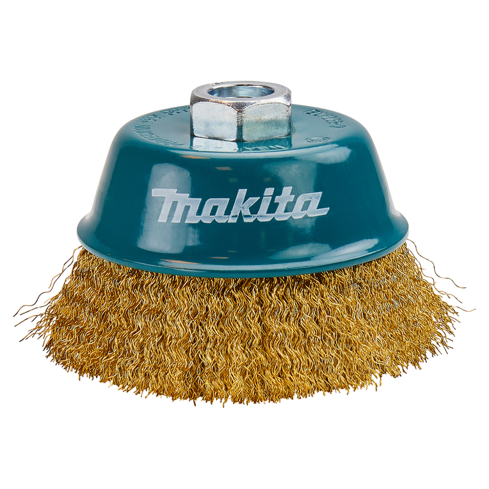 Чашкова латунна щітка 100 мм Makita (D-39805) Чашкова латунна щітка 100 мм Makita (D-39805)