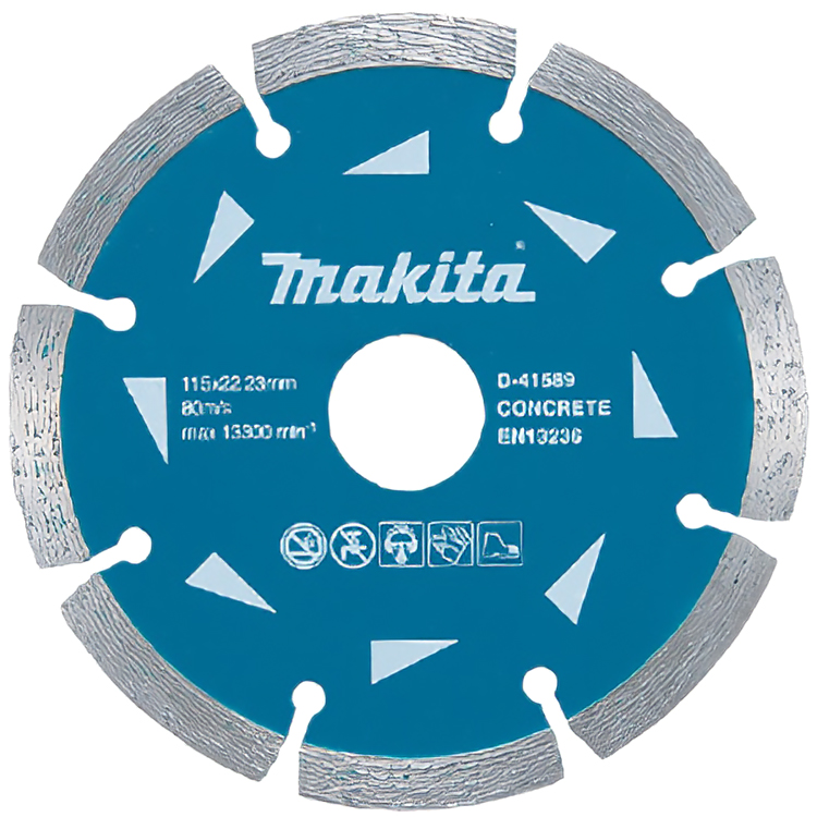 Алмазні диски 115 мм Makita по бетону (D-41589)