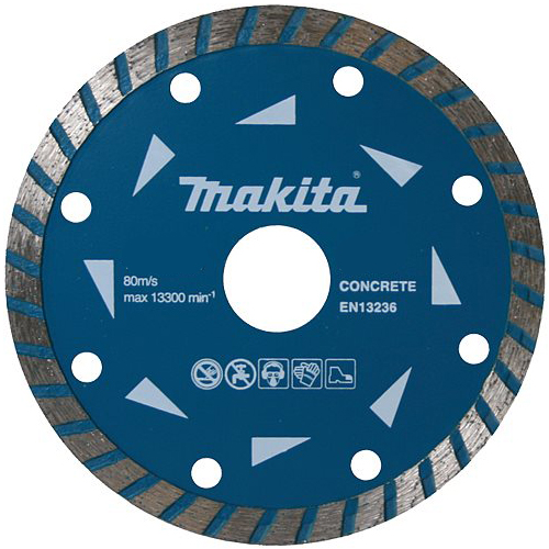 Алмазний диск по бетону турбо 125х22.23 мм Makita (D-41632)
